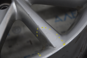 Wheel disk R17 Toyota Prius V 12-17 curb, paint peeled off
