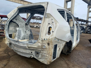 Quarter wing rear right Toyota Prius V 12-17 on the body, white, bump, dented