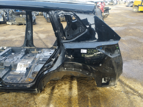 Quarter wing rear left Nissan Rogue 21-23 JP built, black, on body
