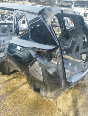 Quarter wing rear left Nissan Rogue 21-23 JP built, black, on body