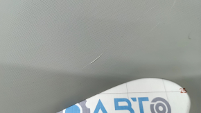 Upper left rear pillar trim Toyota Rav4 19 - gray, scratches, plastic turned white, needs cleaning