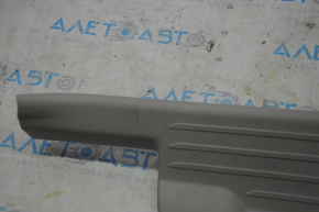 Door sill trim rear right inner Toyota Prius V 12-14 beige, rubbed
