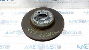 Front left brake disc BMW X3 G01 18-330/24mm rusty