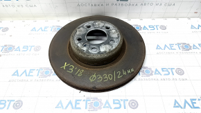Front right brake disc BMW X3 G01 18-330/24mm rusty