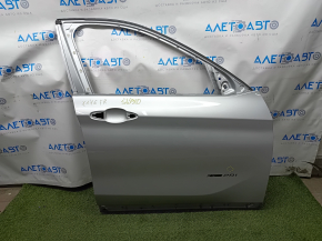 Door bare front right BMW X1 F48 16-22 silver A83, with limiter, butt