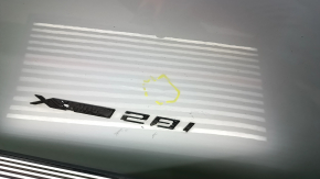 Door bare front right BMW X1 F48 16-22 silver A83, with limiter, butt