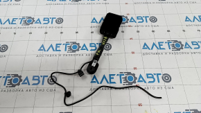 BMW X1 F48 16-22 Black Passenger Seat Belt Latch, Wire Cut Off