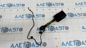 BMW X1 F48 16-22 Black Passenger Seat Belt Latch, Wire Cut Off
