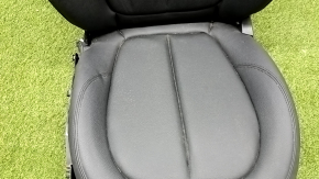 Passenger seat BMW X1 F48 16-19 without airbag, electric, heated, leather black, driftwood, electrics not working, for dry cleaning
