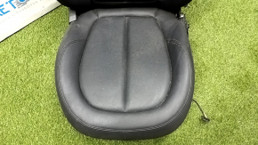 Driver's seat BMW X1 F48 16-19 without airbag, electric, heated, leather black, driftwood, electrics do not work, for dry cleaning