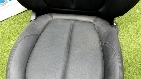 Driver's seat BMW X1 F48 16-19 without airbag, electric, heated, leather black, driftwood, electrics do not work, for dry cleaning