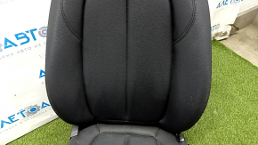 Driver's seat BMW X1 F48 16-19 without airbag, electric, heated, leather black, driftwood, electrics do not work, for dry cleaning