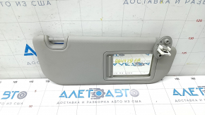 Right visor Toyota Rav4 19 - gray with backlight, without hook