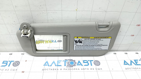 Left visor Toyota Rav4 19 - gray with backlight, without hook