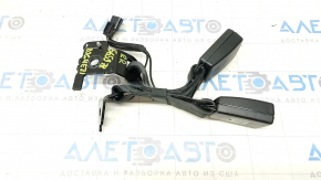 Seat belt latches rear right Nissan Rogue 21-23 JP built, black, with sensor, scratches