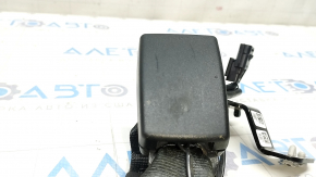 Seat belt latches rear right Nissan Rogue 21-23 JP built, black, with sensor, scratches