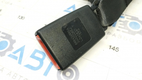 Seat belt latches rear right Nissan Rogue 21-23 JP built, black, with sensor, scratches