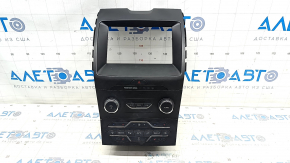 Radio and climate control panel Ford Edge 19- sync 3, auto, dual zone, with heated seats