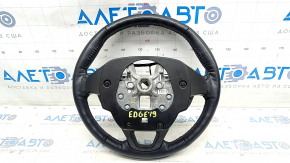 Naked steering wheel Ford Edge 19- leather black