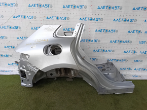 Quarter wing rear right Porsche Macan 15- silver, pokes