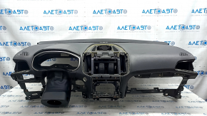 Torpedo front panel with AIRBAG Ford Edge 19 - black, scratches, broken fasteners