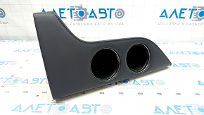 Cup holders Toyota Avalon 13-18 gray leather, chrome trim