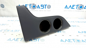 Cup holders Toyota Avalon 13-18 gray leather, chrome trim, with backlight