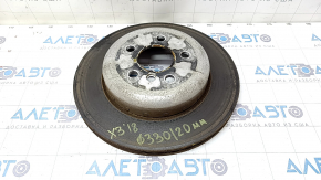 Rear left brake disc BMW X3 G01 18-330/20mm rusty
