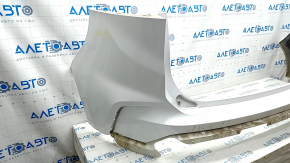 Rear bumper bare Ford Edge 19 - without parking sensors, white