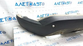 Rear bumper lip Ford Edge 19 - for parking sensors, without towing hook and towbar, structure