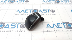 Gear knob Toyota Rav4 19 - leather black, worn