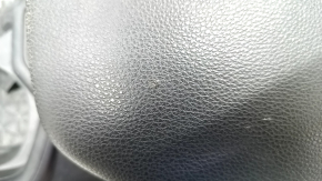 Central console armrest Toyota Rav4 19 - black leather, under air ducts, scratches, tears