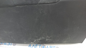 Central console armrest Toyota Rav4 19 - black leather, under air ducts, scratches, tears