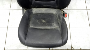 Passenger seat Toyota Rav4 19- without airbag, mechanical, black leather, driftwood, dry-cleanable