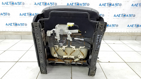 Passenger seat Toyota Rav4 19- without airbag, mechanical, black leather, driftwood, dry-cleanable