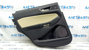 Door trim card rear left Ford Edge 19-23 leather, black, beige insert, SEL