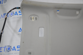 Toyota Prius V 12-17 ceiling trim gray, without hatch, creased at the back, seal peeled off, needs dry cleaning