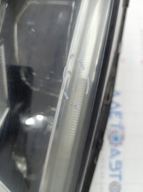 Front right headlight complete Audi Q5 80A 18-20 LED, sand, scratches