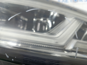 Front right headlight complete Audi Q5 80A 18-20 LED, sand, scratches