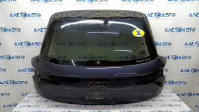 Bare tailgate with glass Audi Q5 80A 18-20 blue LX5R, tinted, scratch on glass