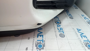 Front bumper assembly Lexus RX350 RX450h 16-19 for parking sensors, without headlight washers, white, scratches, sand, cracked mount