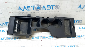 Center console trim with cup holder Hyundai Sonata 11-15 scratches