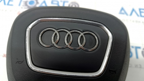 Airbag in steering wheel driver Audi Q5 80A 18-24 gray, type 1, chrome finish