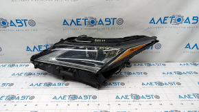 Headlight front left complete Lexus RX350 RX450h 16-19 without AFS, halogen + LED 1 lens, sand