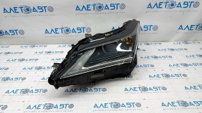Headlight front left complete Lexus RX350 RX450h 16-19 without AFS, halogen + LED 1 lens, sand