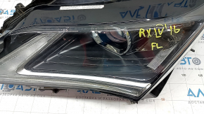 Headlight front left complete Lexus RX350 RX450h 16-19 without AFS, halogen + LED 1 lens, sand
