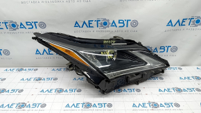 Front right headlight complete Lexus RX350 RX450h 16-19 without AFS, halogen + LED 1 lens, sand