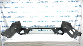 Bare rear bumper BMW X5 E70 11-13 rest, for parking sensors, black
