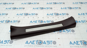 Door sill trim inner rear right Lexus RX350 RX450h 16-22 brown, with chrome, scratches