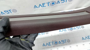 Door sill trim inner rear right Lexus RX350 RX450h 16-22 brown, with chrome, scratches